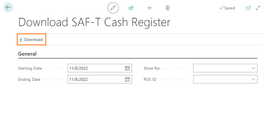 SAF-T Setup in LS Express