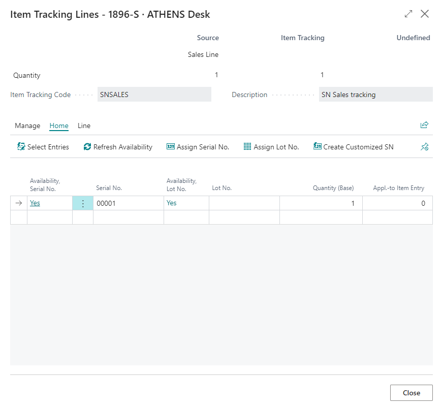 Item tracking